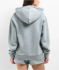 Ninth Hall Fundamentals Oso Blue Wash Relaxed Hoodie