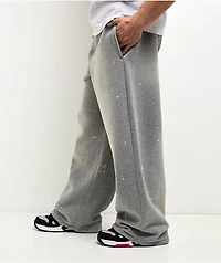 Ninth Hall Fundamentals Paint Wash Heather Grey Sweatpants