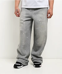 Ninth Hall Fundamentals Paint Wash Heather Grey Sweatpants