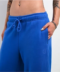 Ninth Hall Fundamentals Perrie Blue Wide Leg Sweatpants