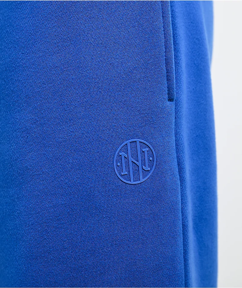 Ninth Hall Fundamentals Perrie Blue Wide Leg Sweatpants