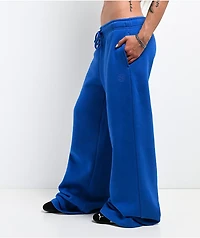 Ninth Hall Fundamentals Perrie Blue Wide Leg Sweatpants