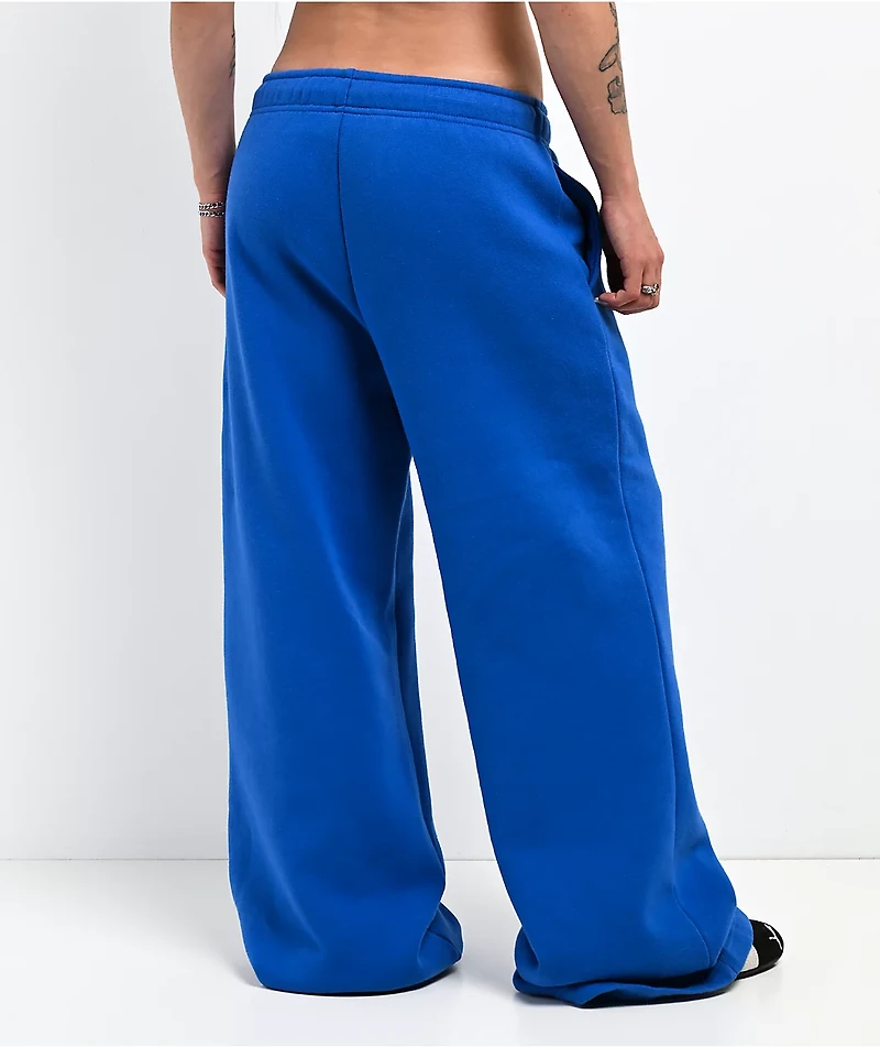Ninth Hall Fundamentals Perrie Blue Wide Leg Sweatpants