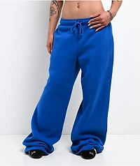 Ninth Hall Fundamentals Perrie Blue Wide Leg Sweatpants