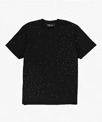 Ninth Hall Fundamentals Rhinestone Black Boxy T-Shirt
