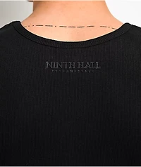 Ninth Hall Fundamentals Ribbed Black Tank Top