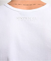 Ninth Hall Fundamentals Ribbed White Tank Top