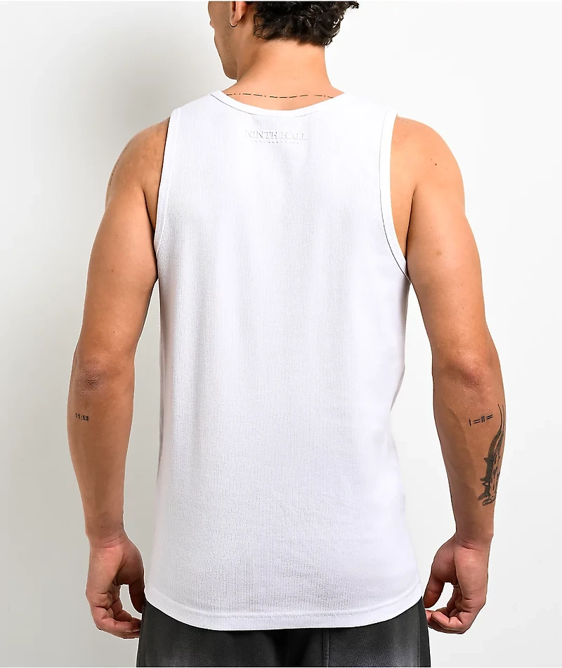 Ninth Hall Fundamentals Ribbed White Tank Top