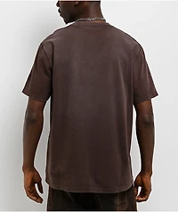 Ninth Hall Fundamentals Spray Brown Wash Boxy T-Shirt