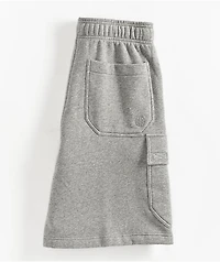Ninth Hall Fundamentals Stash Grey Cargo Sweat Shorts
