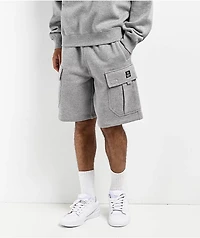 Ninth Hall Fundamentals Stash Grey Cargo Sweat Shorts