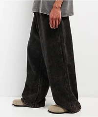 Ninth Hall Fundamentals Static Brown Wash Baggy Sweatpants