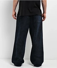 Ninth Hall Fundamentals Static Indigo Wash Baggy Sweatpants