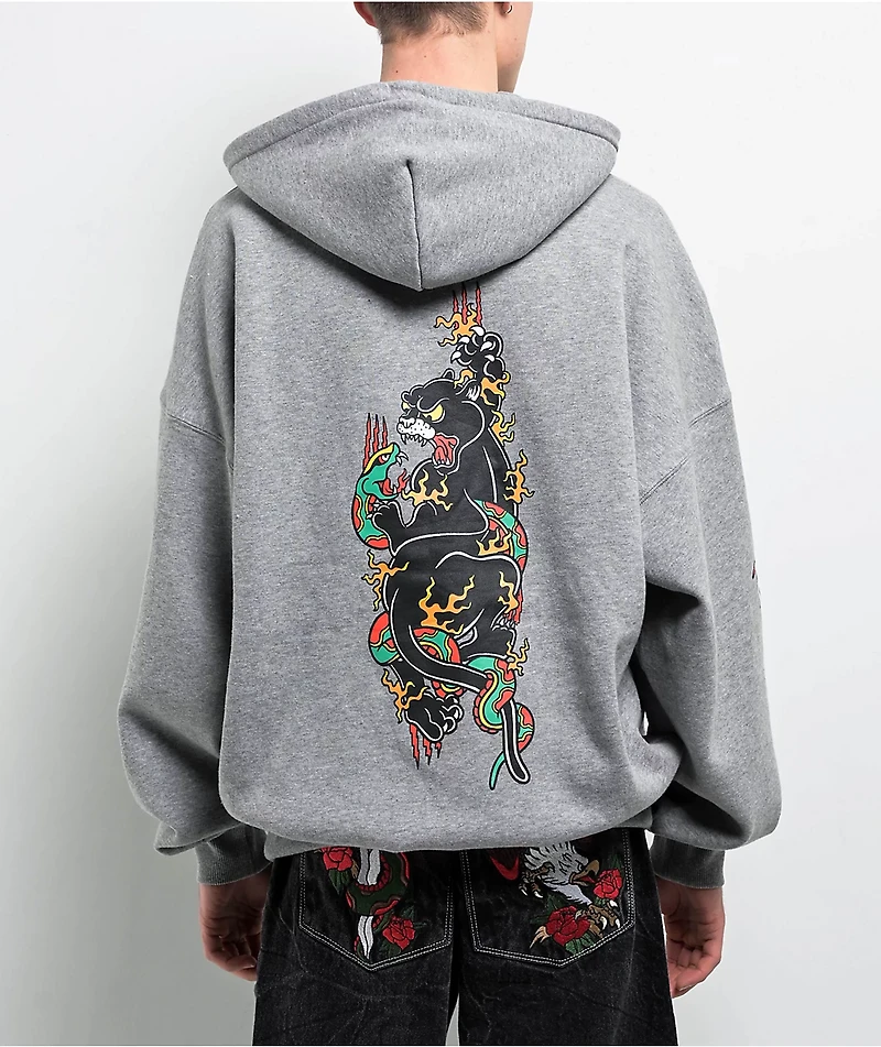 Ninth Hall Fundamentals Tattoo Flash Grey Hoodie
