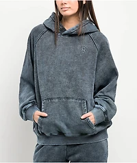 Ninth Hall Fundamentals Wichita Blue Fog Wash Relaxed Hoodie