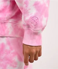 Ninth Hall Fundamentals Wichita Pink Tie Dye Hoodie