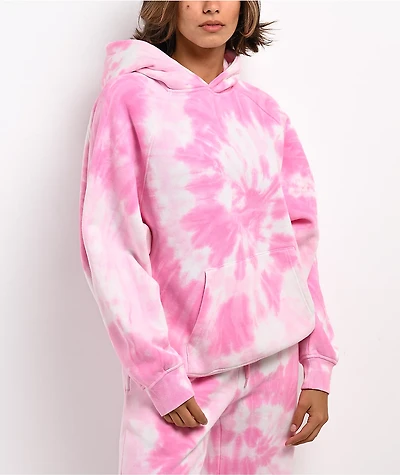 Ninth Hall Fundamentals Wichita Pink Tie Dye Hoodie