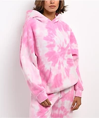 Ninth Hall Fundamentals Wichita Pink Tie Dye Hoodie