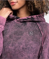 Ninth Hall Fundamentals Wichita Purple Wash Relaxed Raglan Hoodie