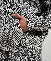 Ninth Hall Fundamentals Wichita Snake Black & Off White Hoodie