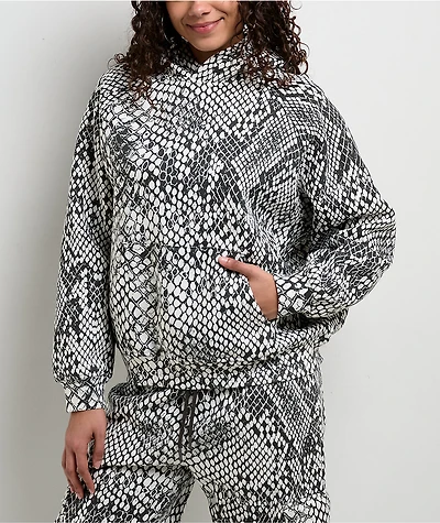 Ninth Hall Fundamentals Wichita Snake Black & Off White Hoodie