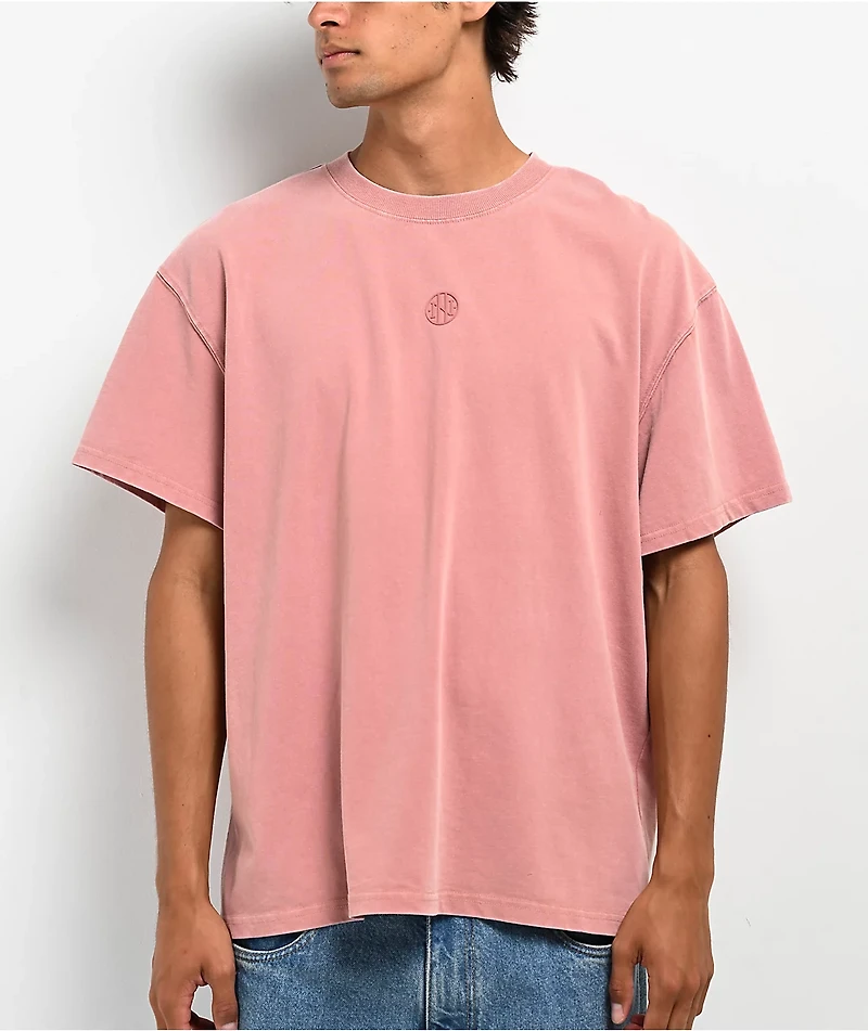 Ninth Hall Fundamentals Wide Dusty Pink T-Shirt