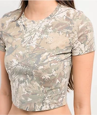 Ninth Hall Fundementals Carina Light Camo Crop T-Shirt