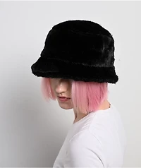 Ninth Hall Fuzzy Black Bucket Hat