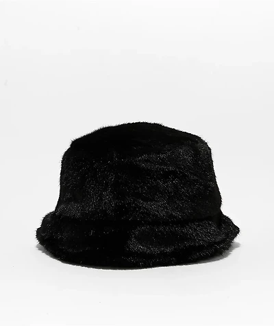 Ninth Hall Fuzzy Black Bucket Hat