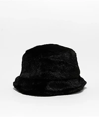 Ninth Hall Fuzzy Black Bucket Hat