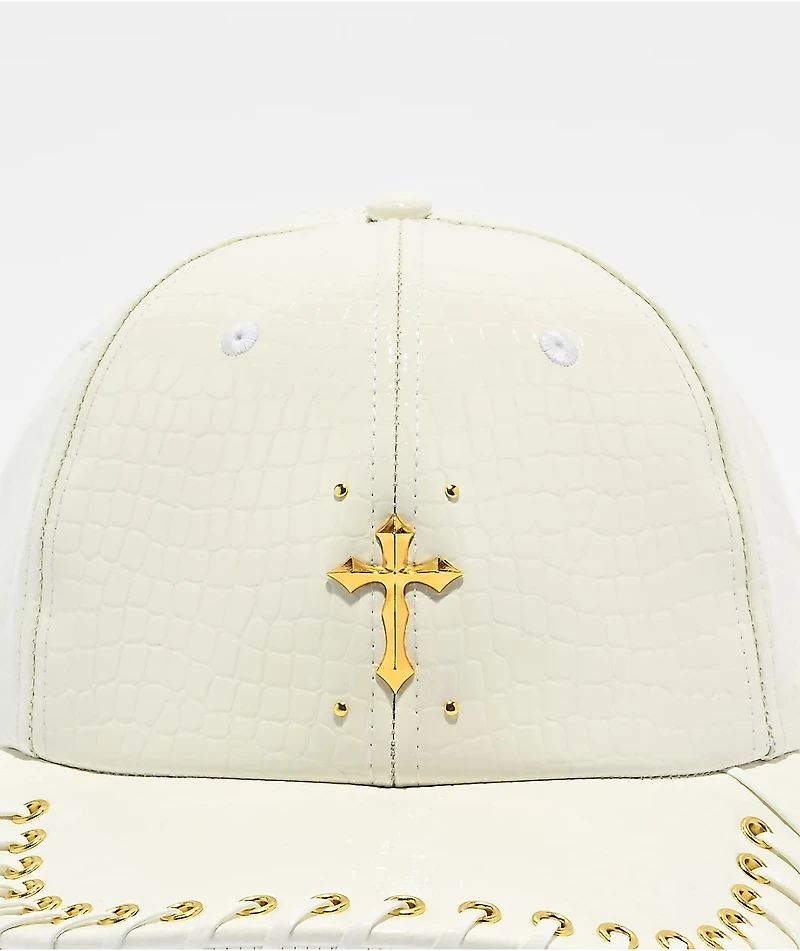 Ninth Hall Gaspar Lace White Snapback Hat