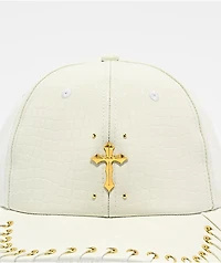 Ninth Hall Gaspar Lace White Snapback Hat