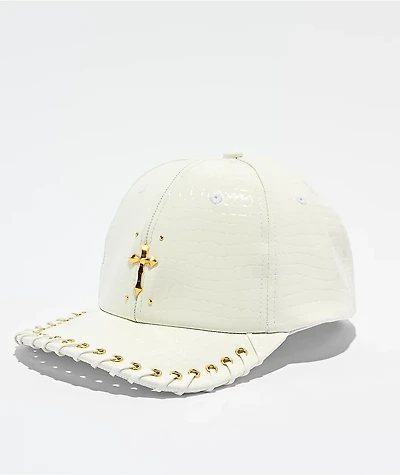Ninth Hall Gaspar Lace White Snapback Hat