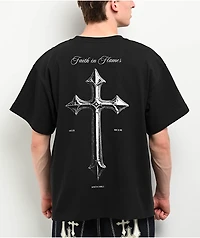 Ninth Hall Heaven Can Wait Black T-Shirt