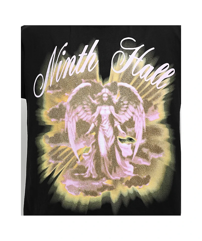 Ninth Hall Heavenly Glow Up Black T-Shirt