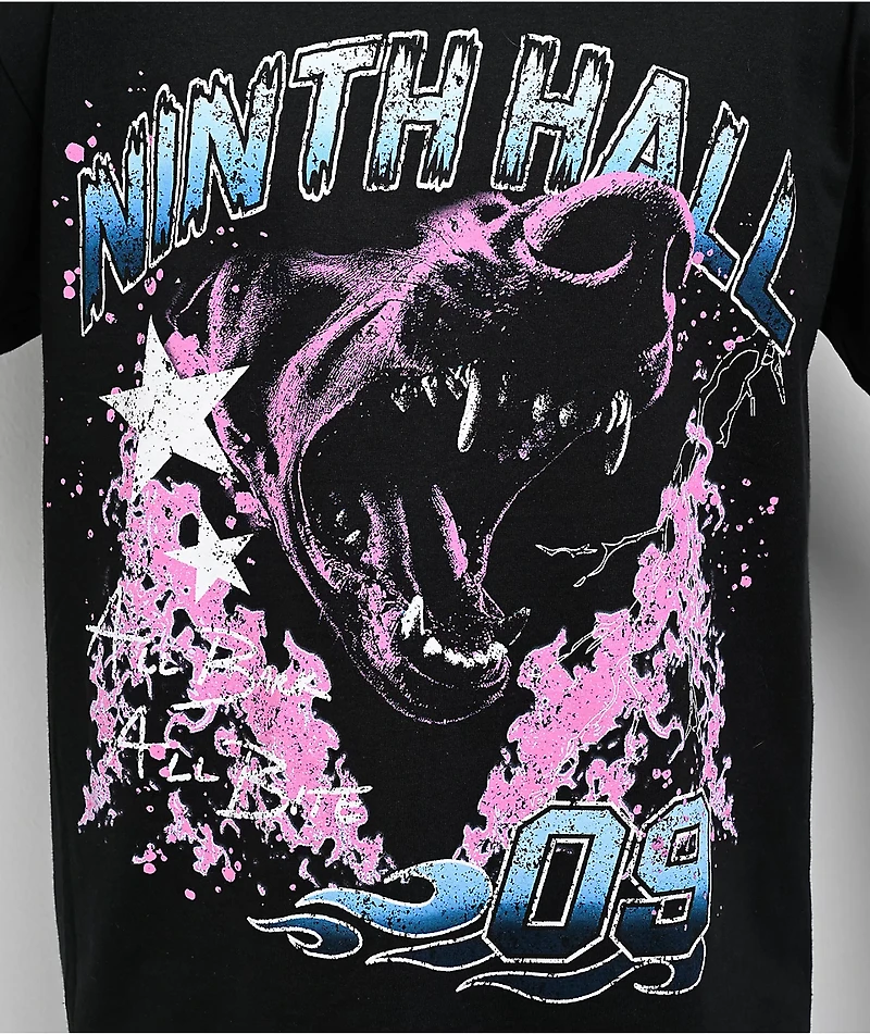 Ninth Hall Hell Dog Black Long Sleeve T-Shirt