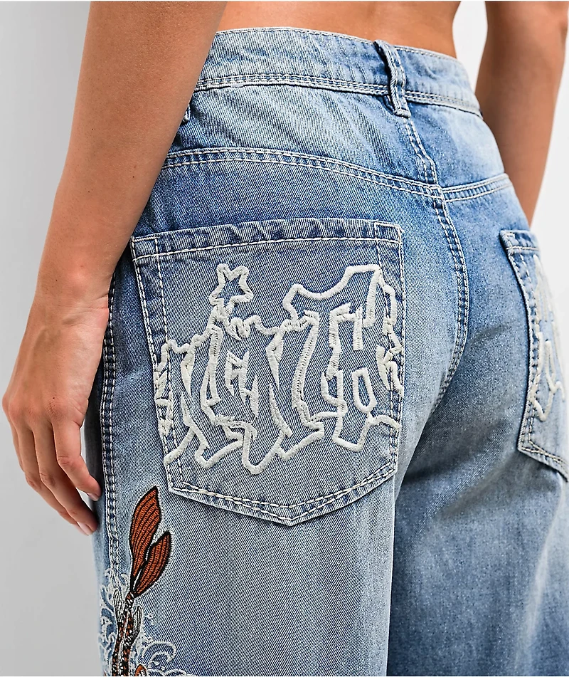 Ninth Hall Idle Consult Straight Leg Denim Jeans