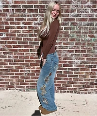Ninth Hall Idle Consult Straight Leg Denim Jeans
