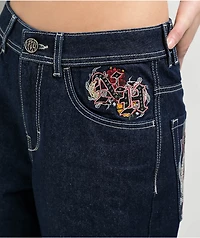 Ninth Hall Idle Dark Blue Shorts