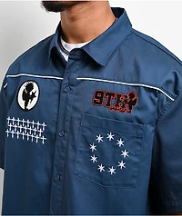 Ninth Hall Ignition Blue Work Shirt