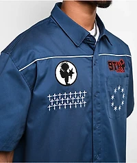 Ninth Hall Ignition Blue Work Shirt