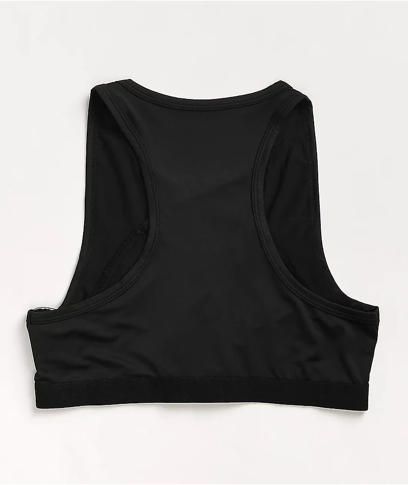 Ninth Hall Kevin Black Buckle Cut Out Bra