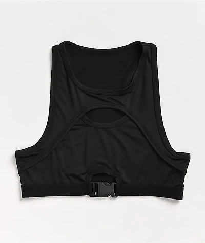 Ninth Hall Kevin Black Buckle Cut Out Bra