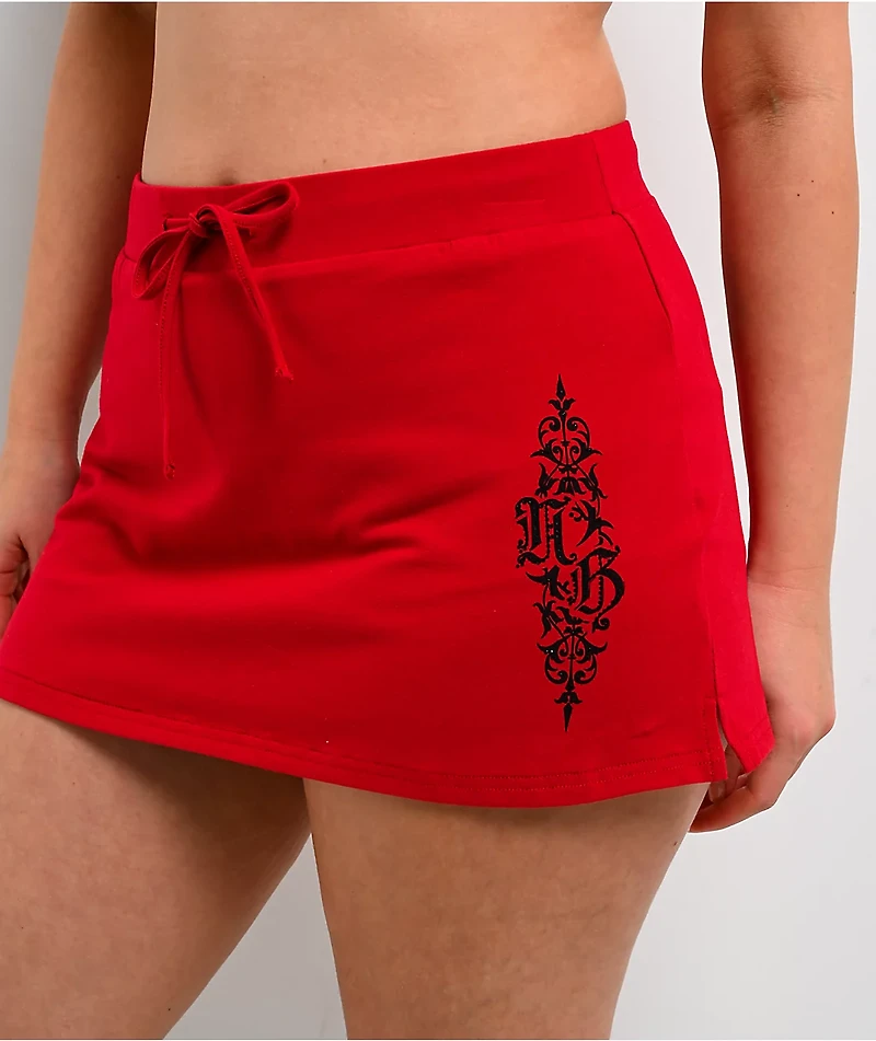 Ninth Hall Khloe Jester Red Skirt