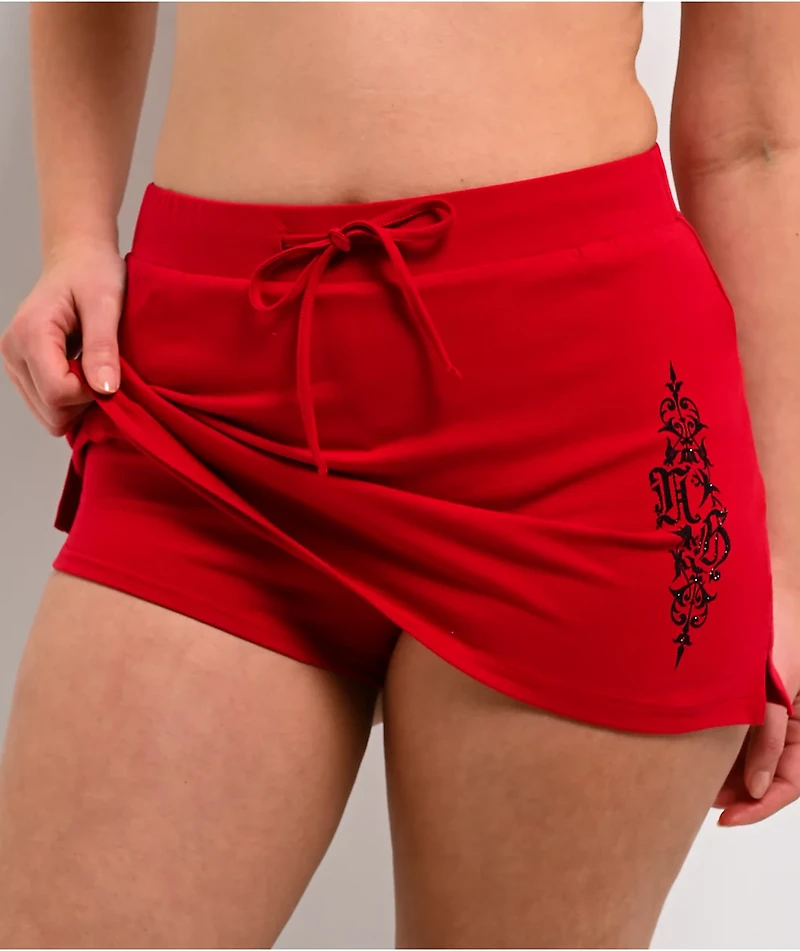 Ninth Hall Khloe Jester Red Skirt