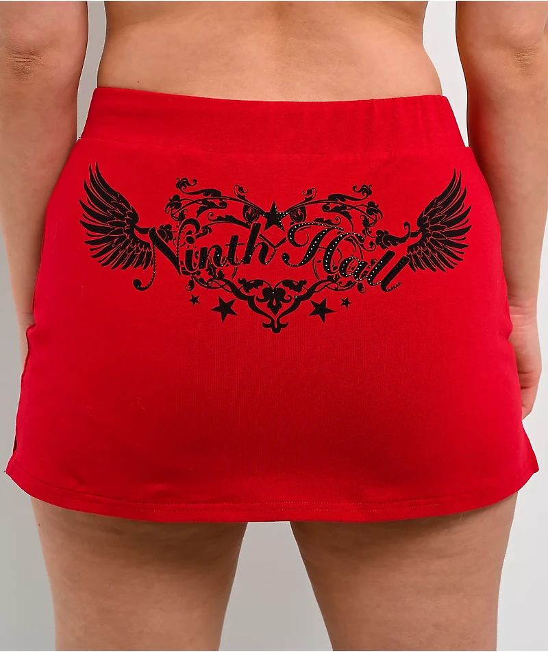 Ninth Hall Khloe Jester Red Skirt