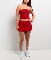Ninth Hall Khloe Jester Red Skirt