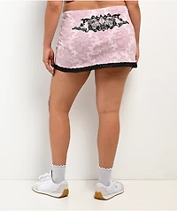 Ninth Hall Khloe Pink-A-Boo Lace Skirt