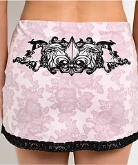 Ninth Hall Khloe Pink-A-Boo Lace Skirt