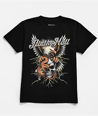Ninth Hall Kids Eagle Rock Black T-Shirt